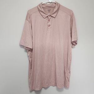 Old Navy Pink Marled Active Dry Cloud 94 Soft Mens Golf Polo XL